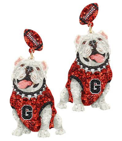 Game Day Bulldog Earrings!