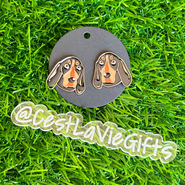 Hound Stud Earrings