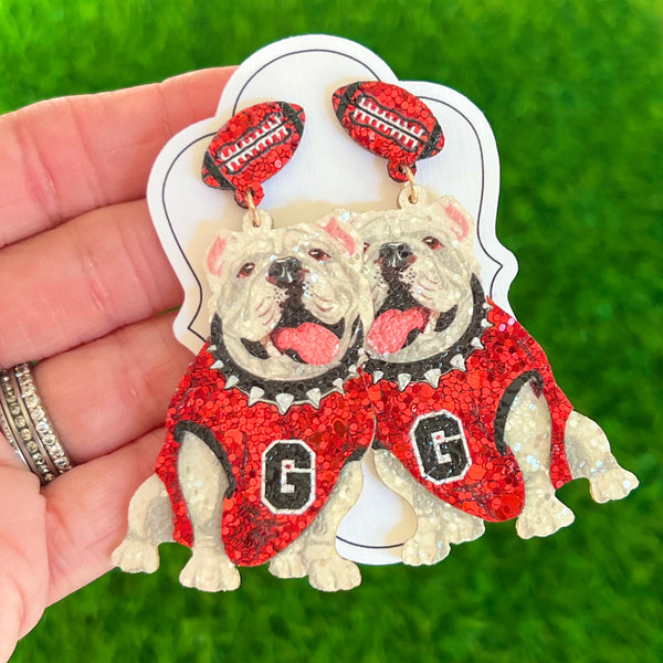 Game Day Bulldog Earrings!