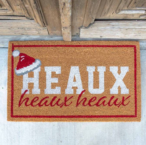 Heaux Heaux Heaux Christmas Doormat