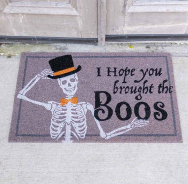 I Hope You Brought the Boos Halloween Doormat