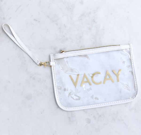 VACAY Clear Wristlet