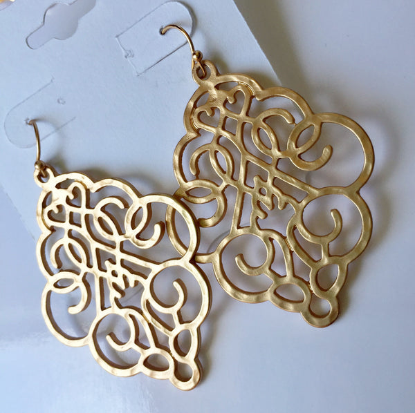 Royal Scroll Earrings