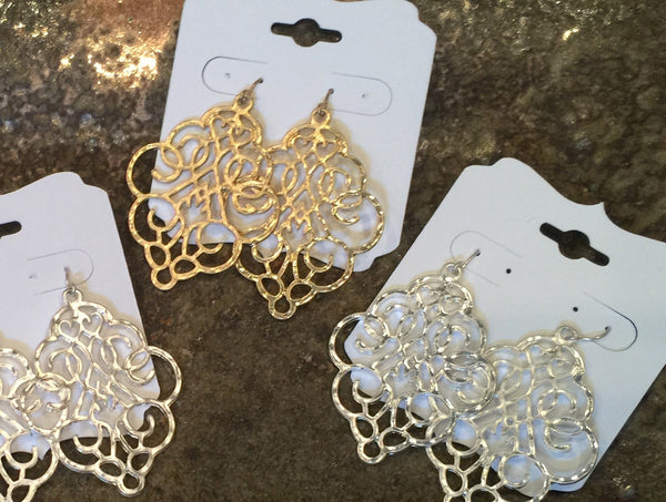 Royal Scroll Earrings