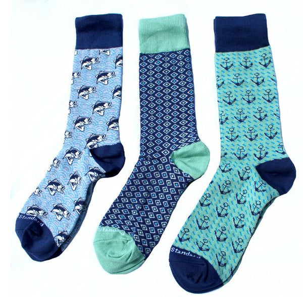 Gone Fishin' - Men's Sock Trio