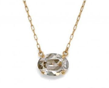 Catherine Popesco Oval Shade Stone Necklace ~ La Vie Parisienne Jewelry