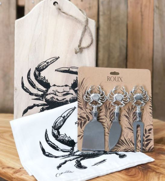Set of 3 Crab Cheese Knives
