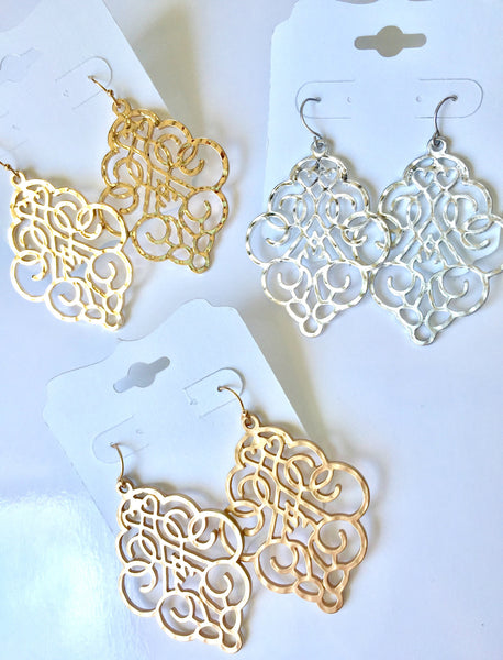 Royal Scroll Earrings