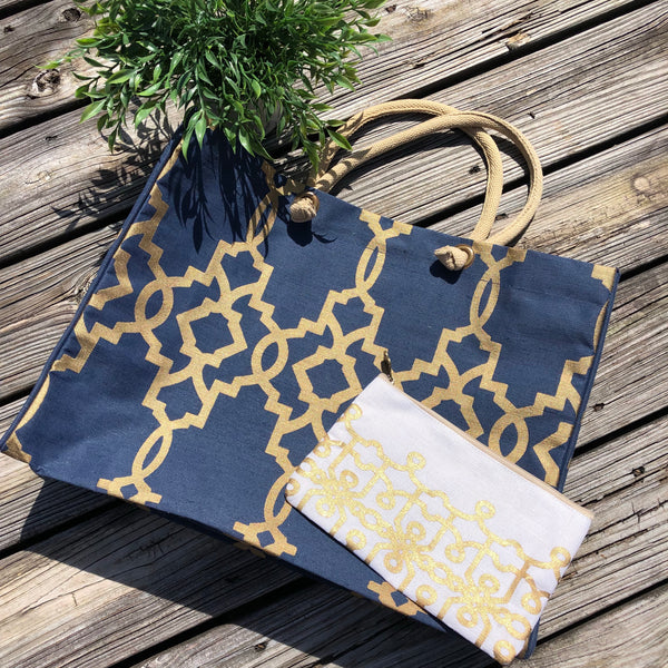 Orleans Juco Tote - Spring or Summer Bag - Beach or Boat Bag