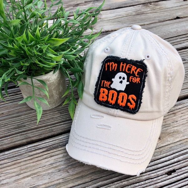 I’m Here for the BOOS Baseball Hat