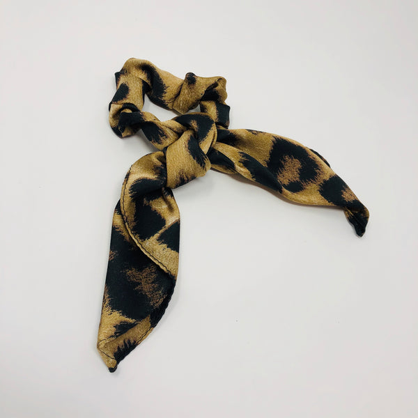 Leopard Ponytail Scrunchie