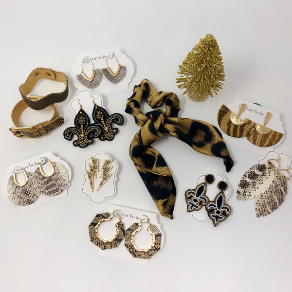 Leopard Ponytail Scrunchie