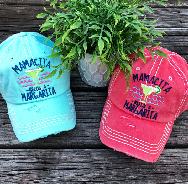 Mamacita Needs a Margarita Hat - Women's Baseball Cap
