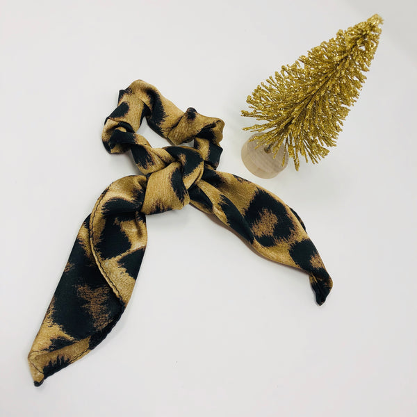 Leopard Ponytail Scrunchie