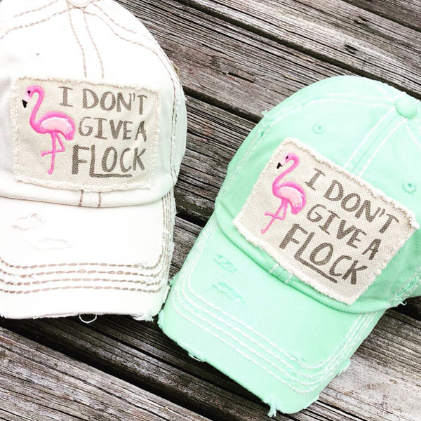 I Don’t Give a Flock Baseball Cap or Hat - 3 Colors