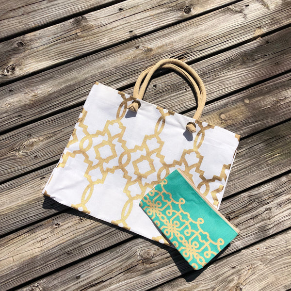 Orleans Juco Tote - Spring or Summer Bag - Beach or Boat Bag