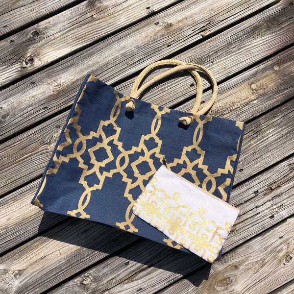 Orleans Juco Tote - Spring or Summer Bag - Beach or Boat Bag