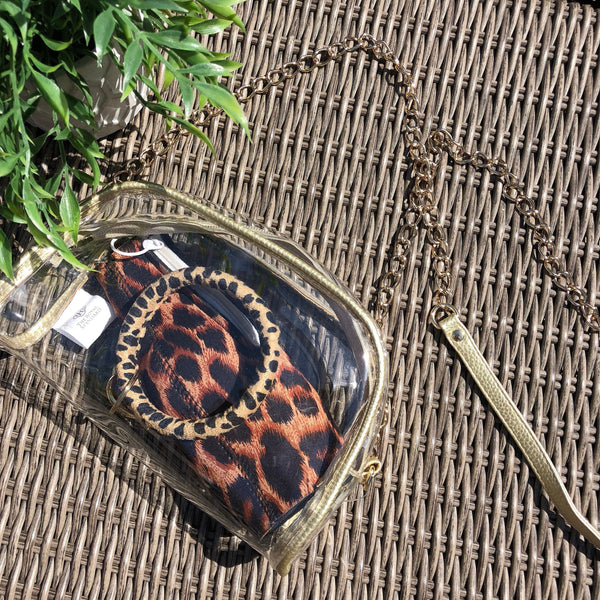 Ivy Clear Crossbody Purse-Perfect for Gameday!